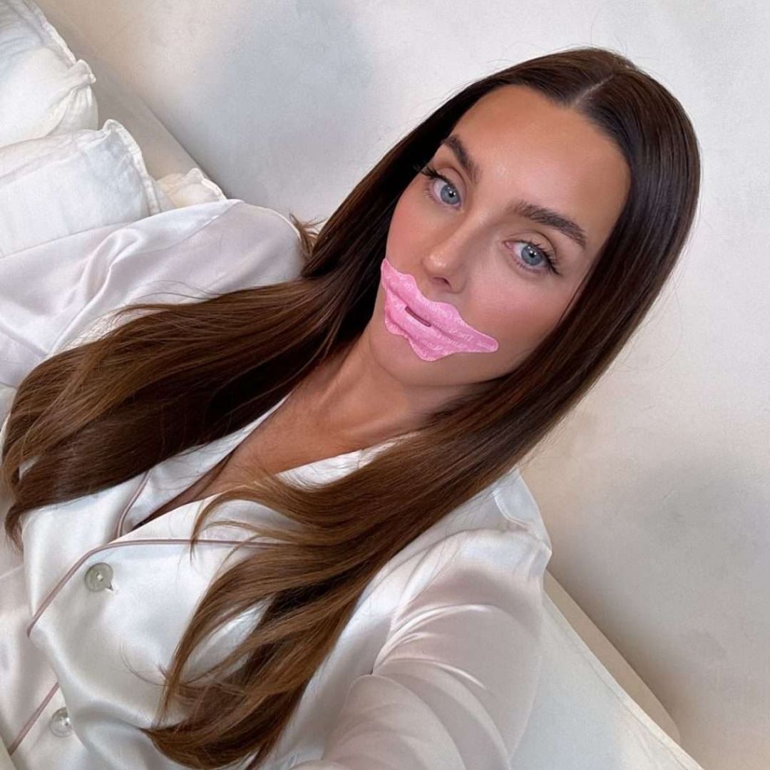 Lauryn Bosstick wearing The Skinny Confidential Mouth Tape